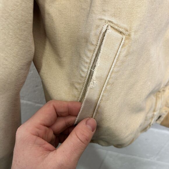 Vintage Carhartt Quilt-Lined Santa Fe Jacket “Wheat” J14 WET - Picture 7 of 11